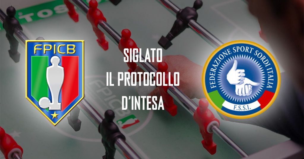 Siglato il Protocollo d'intesa con la FSSI - Federazione Sport Sordi Italia